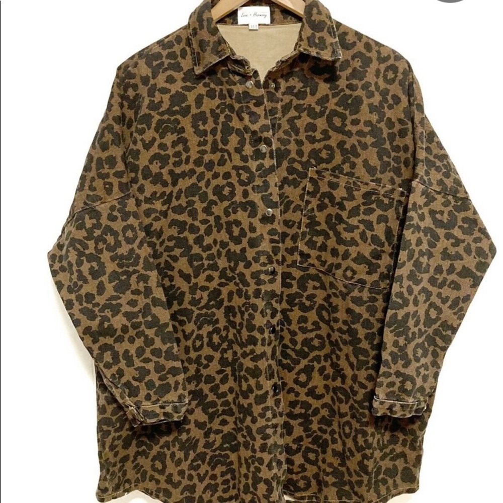Zara leopard Shacket
